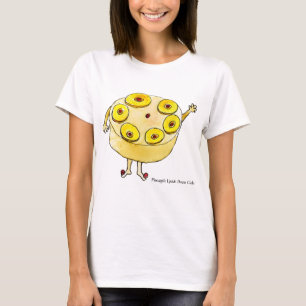 Grappige Ananas Omgekeerde Cake Quartele Kunst Hum T-shirt