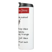 Grappige anatomie van Jiu Jitsu inzendingen Thermosbeker (Geroteerd rechts)