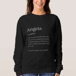 Grappige Angela Naam Betekenis - Angela Gepersonal Trui