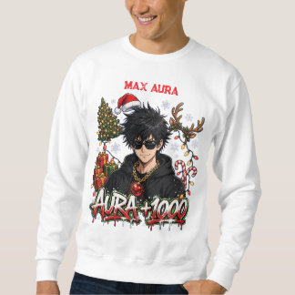 Grappige Anime Kerst Jongen Max Aura Plus 1000 Gra Trui