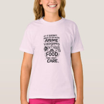 Grappige Anime Videogames Eten Gamer T-Shirt 