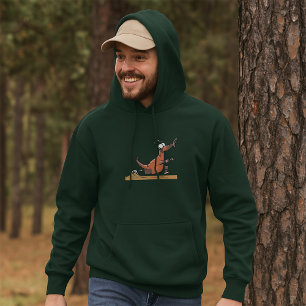 Grappige Anteater Cartoon eigenzinnig lopend dier Hoodie