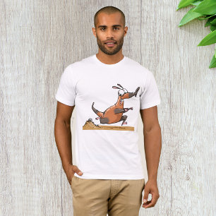 Grappige Anteater Cartoon eigenzinnig lopend dier T-shirt