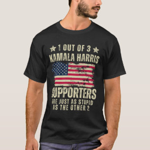 Grappige Anti Kamala Harris Stomme grap Amerikaans T-shirt