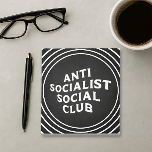 Grappige Anti-Socialistische Sociale Club Socialis Notitieblok