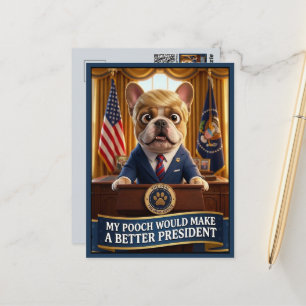 Grappige anti-Trump Briefkaart