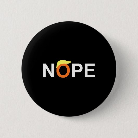 Grappige Anti-Trump Ronde Button 5,7 Cm (Voorkant)