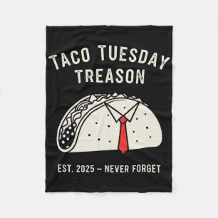Grappige Anti-trump Taco Dinsdag Politieke Protest Fleece Deken