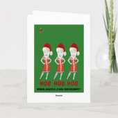 Grappige antiHillary Christmas Feestdagen Kaart (Achterkant)