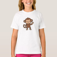 Grappige Apen Kinderen T-Shirt – Leuke Jungle Dier
