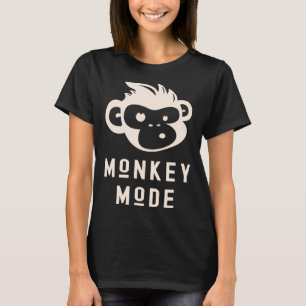 Grappige Apen Modus Koele Chimpansee Wilde Primaat T-shirt