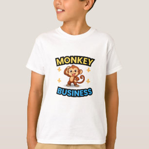 Grappige apenstreken t-shirt
