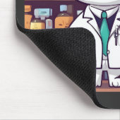 Grappige apotheek kat muismat (Hoek)