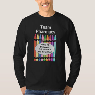 Grappige apotheek technicus lange mouw Shirt team