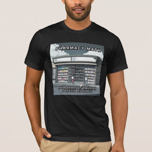 Grappige Apotheek Wiskunde Uniek Cadeau Voor Apoth T-shirt (Voorkant)