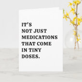 Grappige apotheker aanstaande! kaart (Gele Bloem)