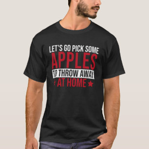 Grappige Appelplukker Appel Plukken T-shirt