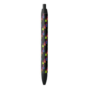 Grappige appels met ABC Zwarte Inkt Pen