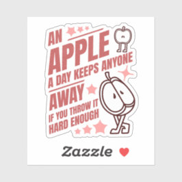 Grappige Apple Gezegden Sticker