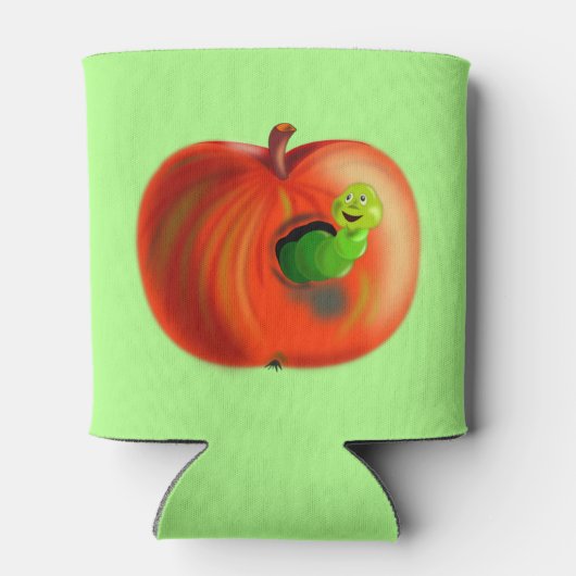 Grappige Apple Koelbox Blikjeskoeler (Achterkant)