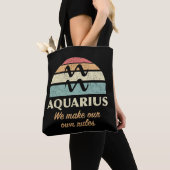Grappige Aquarius Zodiac regels Draagtas (Dichtbij)