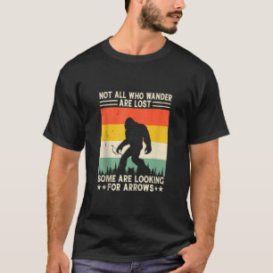 Grappige Archer Arrow Hunt Bow Sport Longbow Shoot T-shirt