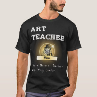 Grappige Art Teacher Design Waardering en Art Supp T-shirt