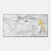 Grappige artiest schrijver etc. bureau mat pad (Keyboard & Muis)