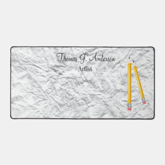 Grappige artiest schrijver etc. bureau mat pad