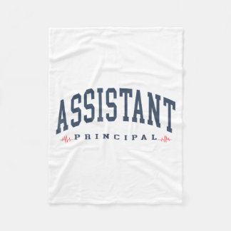 Grappige assistent-directeur Grappige schoolwerker Fleece Deken