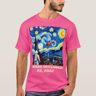 Grappige asteroïde 2032 Yr4 asteroïde 2024 Yr4 Kin T-shirt