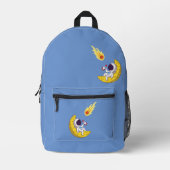 grappige astronaut bedrukte rugzak (Voorkant)