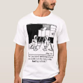 Grappige Astronaut Cartoon T-shirt (Voorkant)