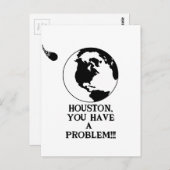 Grappige Astronaut NASA Space Briefkaart (Voorkant / Achterkant)