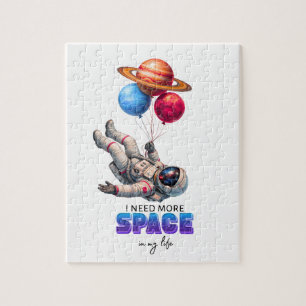 Grappige astronaut planeet ballonnen - ik heb meer legpuzzel