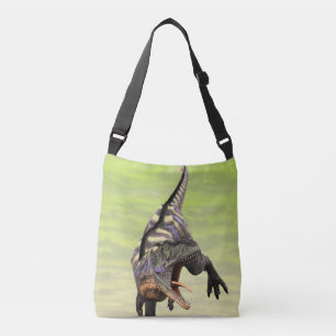 Grappige Aucasaurus Brullende Prehistorische Dino Crossbody Tas