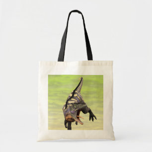 Grappige Aucasaurus Brullende Prehistorische Dino Tote Bag