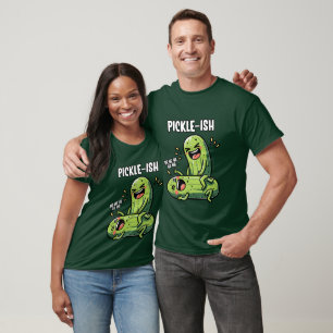 Grappige augurk kietelig woord kunst t-shirt
