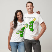 Grappige augurk woordspeling, cartoon grote dille t-shirt (Unisex)
