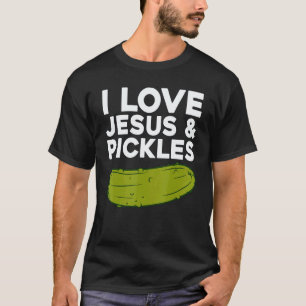 Grappige augurken voor mannen vrouwen Ik hou van J T-shirt