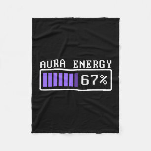 Grappige Aura Energie Bij 67 Six Seven Genz Meme T Fleece Deken