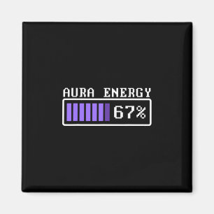 Grappige Aura Energie Bij 67 Six Seven Genz Meme T Magneet