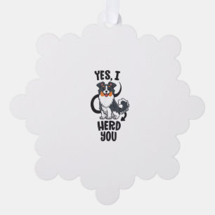 Grappige Australian Shepherd Moeder Cadeaus Aussie Ornament Kaart