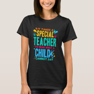Grappige Autisme Bewustzijn Inspirerende Spreuk Sp T-shirt