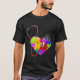 Grappige Autisme Bewustzijn Verpleegster Autisme P T-shirt