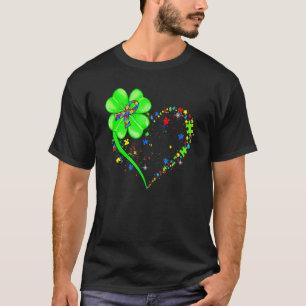 Grappige Autisme C Autisme Moeder Jongen St. Patri T-shirt