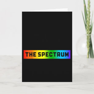 Grappige autisme meme Ik sta niet op het spectrum Kaart