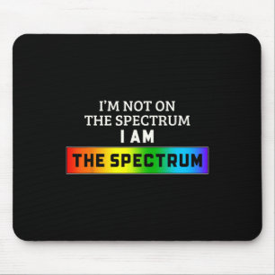 Grappige autisme meme Ik sta niet op het spectrum  Muismat