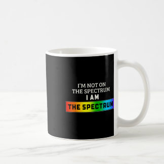 Grappige autisme meme Ik zit niet in het spectrum Koffiemok