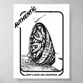 Grappige Autoliefhebber Grafisch t - Versnelling O Poster